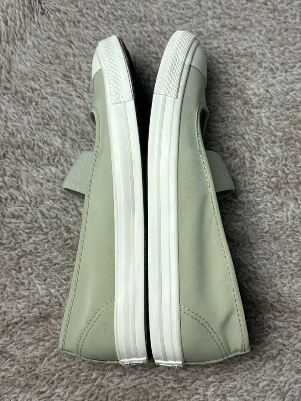 Converse Chuck Taylor All Star Dainty Ballerina Slip-on sneakers SZ-9 Green NWOB